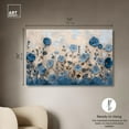 thumbnail image 5 of Cerulean Blue Flowers II Canvas Blue Floral Art by Art Remedy, Gallery Wrapped, 54" x 36", 5 of 7