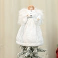 thumbnail image 6 of Christmas Tree Topper 12" Angel Tree Topper Angel Topper for Christmas Tree Christmas Decorations for Holiday Home Indoor Yellow Dress, 6 of 8