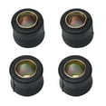 thumbnail image 3 of Bgsha 2/4pc12MM Motorcycle Rear Shock Absorber Rubber Bush Suspension Universal Black, 3 of 10
