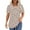 Z-Floral Pink, variant on UVN Women Tunic Tops Summer 3/4 Length Sleeve Blouses Casual Crewneck Shirt Pleated Loose Tops