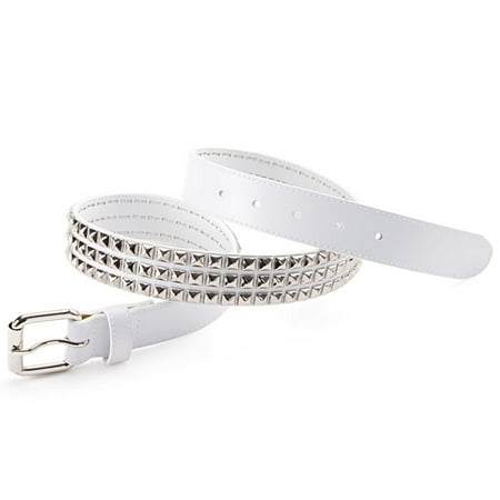 3-Row Pyramid Stud Belt