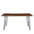 thumbnail image 4 of Modway Ardor 60" Live Edge Acacia Wood Acacia Wood Dining Table in Black Walnut, 4 of 10