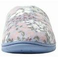 thumbnail image 5 of Dearfoams Women's Size Large (9/10) Indoor/Outdoor Slippers, Blue Floral, 5 of 7