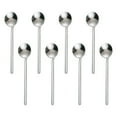 thumbnail image 1 of Juego de cucharas de cena de 8 uds, juego de cucharas plateadas de acero inoxidable, para el hogar, cocina, restaurante, apto para lavavajillas, pulido espejo, 1 of 5