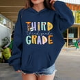 thumbnail image 2 of Ruyang Kids Boys Girls 3rd Grade Back to School Hoodie Preppy Hoodies First Day of School Pullover Sweatshirts Pockets, 2 of 7