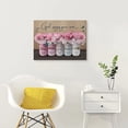 thumbnail image 5 of Inspirational Canvas Wall Art Encouraging Bible Verses On Cute Marson Jars With Hummingbird God Says You Are For Home Office Apartment Room Decor Flowers Wall Decoration 12x16 Inch (Pink), 5 of 6
