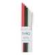 thumbnail image 2 of Juego de pajitas navideñas reutilizables con purpurina Swig Life, 26 cm, 2 of 9