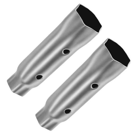 Pluokvzr 27mm/38mm Galvanized Carbon Steel RV Water Heater Wrench Auxiliary Water Heater Hex Socket Compact Anode Rod Hex Wrench for RV Camper Travel Trailer Motorhome 2pcs