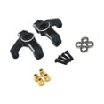 thumbnail image 1 of 1/12 1/14 RC coche dirección taza reemplaza accesorio portátil resistente de aluminio para C8803 Xdkj-006 124007 144001 124008 Negro, 1 of 9