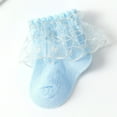 thumbnail image 2 of KAWELL 10 Pairs Baby Girls Lace Socks Newborn Ruffle Lace Socks Princess Frilly Knit Cotton Ankle Socks 1-12Years, 2 of 4