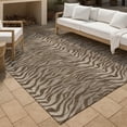 thumbnail image 3 of Addison Rugs Chantille Indoor/Outdoor Transitional Animal Print Chocolate Machine Washable Rectangle Rug, 5' x 7'6", 3 of 8