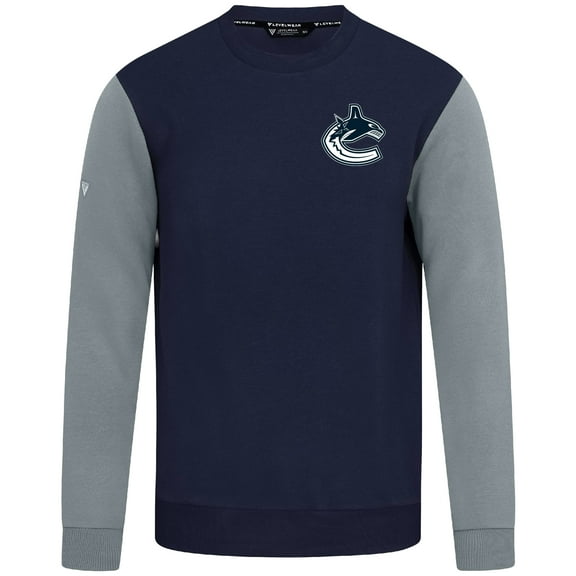 Men's Levelwear  Navy/Gray Vancouver Canucks  Ultimate Response Sweatshirt