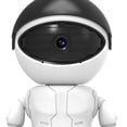 thumbnail image 4 of Cámara de seguridad para interiores, cámara de seguridad inalámbrica WiFi HD con forma de robot, cámara para bebés y mascotas, rendimiento de primer nivel, 4 of 10