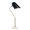 thumbnail image 2 of All The Rages Lalia Home - Desk lamp - 1 socket - asymmetrical - antique brass, matte black lampshade, 2 of 4