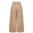 thumbnail image 3 of Womens Palazzo Pants Plus Size,Womens Linen Wide Leg Lounge Pants with Pockets Casual Straight Leg High Waisted Flowy Palazzo Pants Loose Trousers, 3 of 7