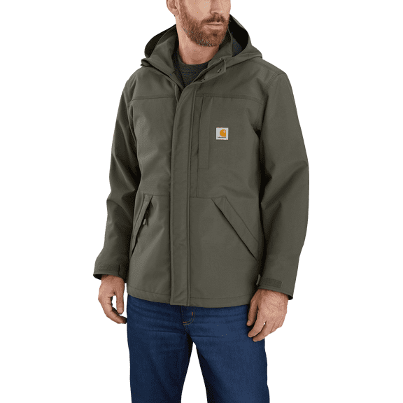 Carhartt Loose-Fit Heavyweight Jacket for Men, Moss, 2XL