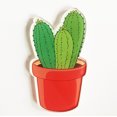thumbnail image 3 of Coofit 4PCS Fridge Magnets Cartoon Cactus Fridge Decoration Refrigerator Magnets, 3 of 10