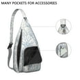 thumbnail image 2 of 4-Pockets Cross Body Bags for Woman Men,Cute Sea Life Sling Bag Chest Bag with Adjustable Strap Women's Crossbody Bags for Outdoors Hiking Traveling, 2 of 4
