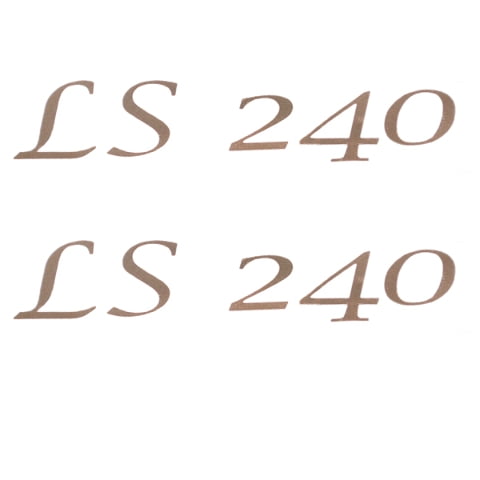 Suncruiser Pontoon Boat Decals | LS 240 Bronze Stickers (Pair)