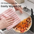 thumbnail image 3 of 10pcs Microfiber Kitchen Cloths, reusable & washable, multipurpose for dishes, sinks, pots, pans, furniture. Random colors., 3 of 5