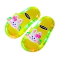 thumbnail image 2 of Toddler Kids Light Up Slide Sandals Soft LED Flashing Slippers Casual Summer Shoes for Boys Girls Indoor Outdoor Yellow Size 9-9.5 Years, 2 of 5