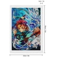 thumbnail image 2 of Demon Slayer Diamond Art Kits for Adults Beginners Round 5D Paint with Diamonds Gem Art Painting Kits for Home Wall Decor Gifts, 2 of 8
