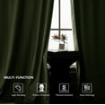 thumbnail image 5 of Back Tab Curtains, 2-Panel Set Rod Pocket & Pinch Pleat Design Light-Filtering & Thermal Insulation Ideal for Living Room, Bedroom & Office Windows, 5 of 9