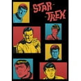 thumbnail image 2 of Boy's Star Trek: The Original Series Retro Character Squares  Graphic Tee Black Large, 2 of 5