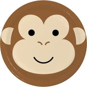 Monkey Dessert Plates, 24 Count for 24 Guests