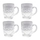 thumbnail image 1 of 4Pcs Beer Glasses Drinking Glasses Beer Mugs Transparent Water Cups For Bar, 1 of 2