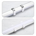 thumbnail image 5 of Unique Bargains T10 U Clips Holder Bracket for LED Light Bulb Mounting Bracket Fluorescent Tube Holder Clamp White 12 Pack, 5 of 5