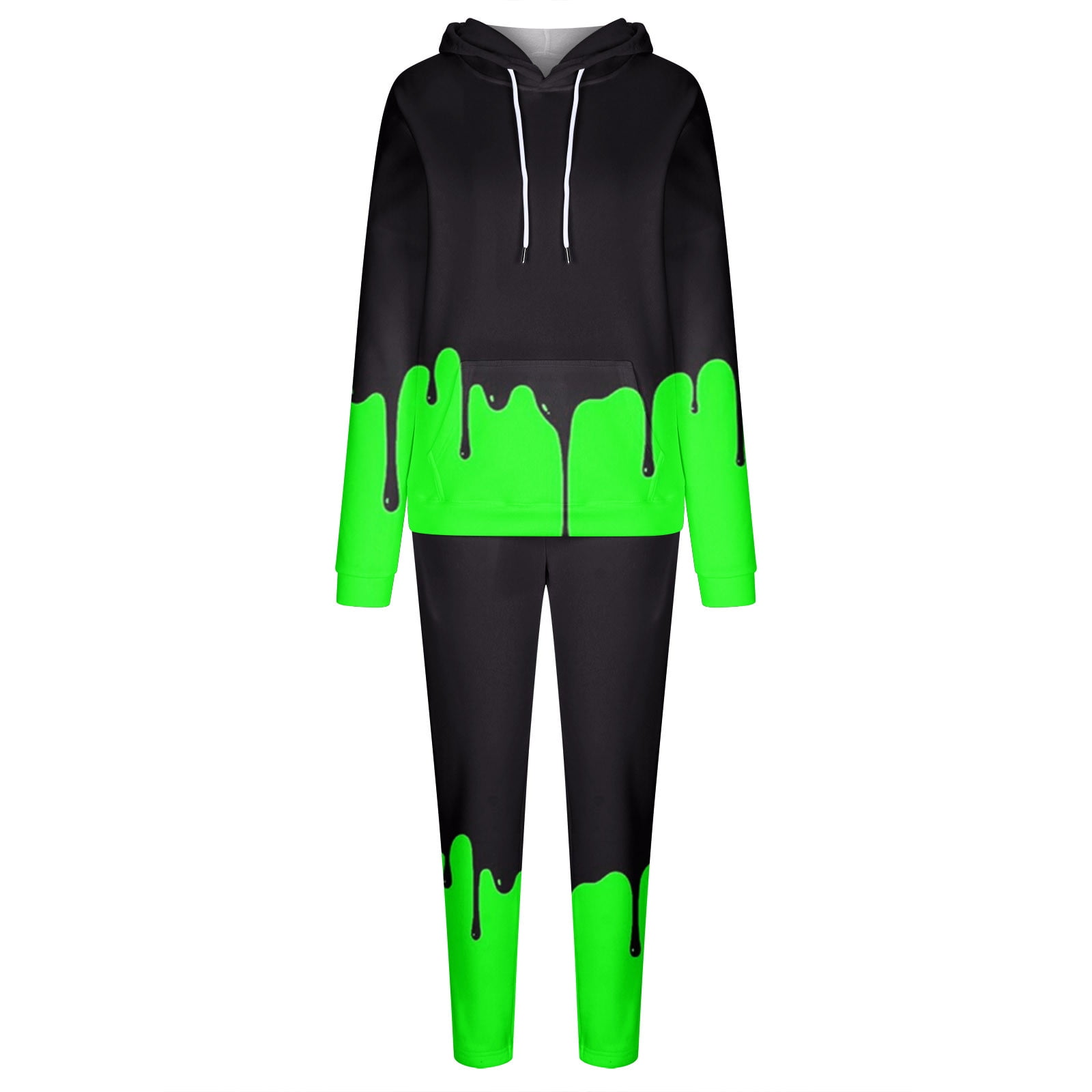 Men's Hoodies Tracksuit Gradient Color Long Sleeve