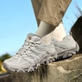 thumbnail image 3 of LASUDRAA Men's and Women's Hiking Shoes Comfortable Anti Slip Low Cut Outdoor Walking Work Couple Sneakers, 3 of 9