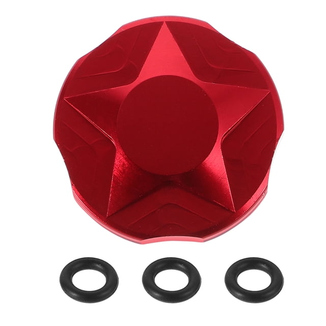 LOLIPPYY Dirt Bike Tools Air Gas Fork Value Cover Red Rubber 1 Set