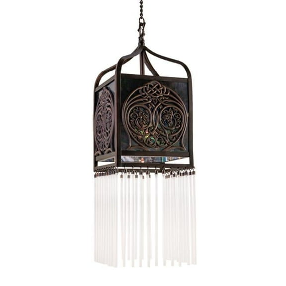 Meyda 56751 7 in. Square Celtic Knot Mini Ceiling Pendant Fixtures