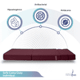 thumbnail image 3 of Sofá Cama Plegable - Individual - Vino MEMORY FOAM HOME SOFA CAMA COZY, 3 of 9