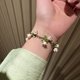 thumbnail image 3 of Nvzi Pulsera de metal con forma de planta, hojas, perlas de agua dulce, frutas y arándanos, regalo de joyería para fiesta de cumpleaños (color del metal: 2), 3 of 3