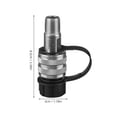 thumbnail image 2 of FESTFENDS 2Pcs Hydraulic Quick Coupler Multi Heavy Duty Construction for Jacks with Quick Release Function, 2 of 7