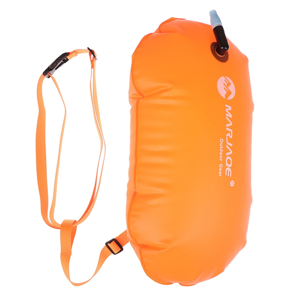 Inflatable Swimming Float Air Dry Bag PVC Buoy Water Sport Bag (Orange ...
