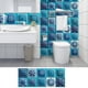 thumbnail image 2 of 1 Juego De 10 Piezas De Adhesivos De Azulejos De Cristal 3D Para Decorar Paredes, 2 of 8