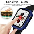 thumbnail image 4 of Xpm Compatible with Apple Watch 40mm iWatch Series SE 6 5 4 Hard PC Bumper Overall Protective Case with Built in Tempered Glass Screen Protector [ Blue ], 4 of 9