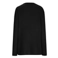 thumbnail image 5 of AOOCHASLIY Clothes Sweaters Women's Round Neck Recreational Pullover Knitting Sweater Long Sleeve Tops, 5 of 5