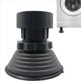thumbnail image 2 of 8X Support de Machine à Laver Hauteur Réglable Anti-Vibration Patins pour Laveuse et Sécheuse, 8 x Tapis Antidérapants, Gris, 2 of 6