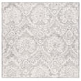 thumbnail image 2 of SAFAVIEH Blossom Travis Damask Area Rug, Grey/Ivory, 6' x 6' Square, 2 of 9