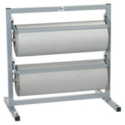Box Partners Double Roll Horizontal Paper Cutter 24" Gray 1/Each KP24DHDIS