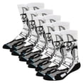 thumbnail image 1 of Calcetines Transpirables SockStarWar05 5 Pares 6.5-10.5US Trooper Calcetines Tubo Medio Algodón., 1 of 2
