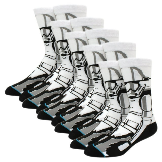 Calcetines Transpirables SockStarWar05 5 Pares 6.5-10.5US Trooper Calcetines Tubo Medio Algodón.