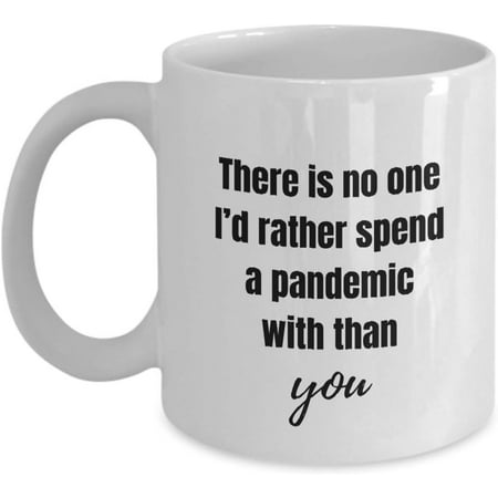 

Funny Valentines Day Pandemic Coffee Mug for couple Boy-Girlfriend Husband Wife gifts 11 oz