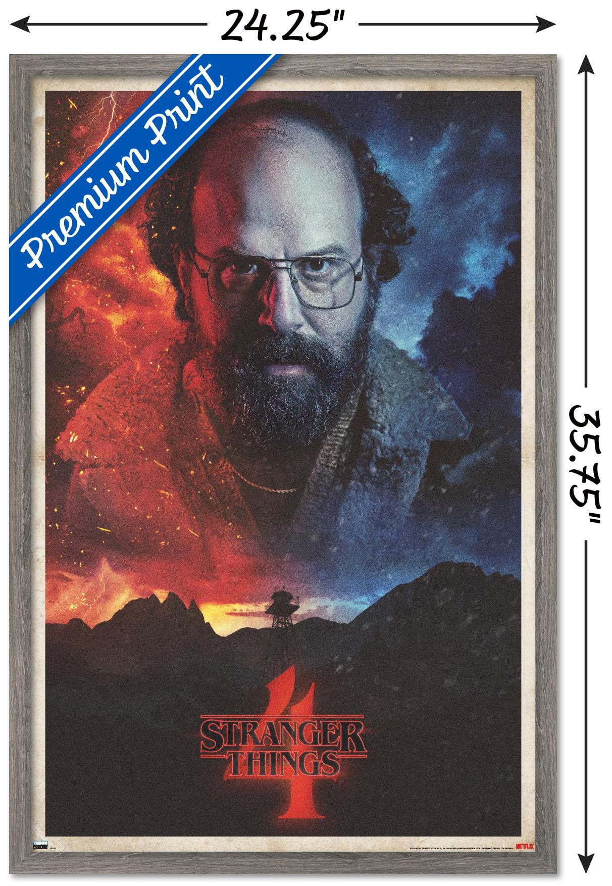 Netflix Stranger Things: Season 4 - Murray One Sheet Wall Poster, 22.375" x 34" Framed