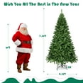 thumbnail image 2 of Gymax 7.5' Christmas Tree 1346 Tips Premium Hinged Artificial PVC Holiday Decor, 2 of 10